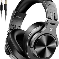 OneOdio A71 Hi-Res Studio Recording Headphones - Wired Over Ear Headphones with SharePort, Professional Monitoring & Mixing Foldable Headphones with Stereo Sound (Black)