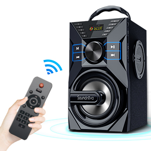 Speaker with remote control