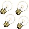 40W Oven Light Bulbs - Appliance Replacement Bulb for Refrige Oven Stove Microwave, High Temp 300 Degree Resistant,120V, E27/E26 Medium Brass Base Incandescent Light Bulbs, 400 Lumens, Clear, 4 Pack