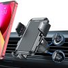 Air Vent Phone Holder for Car, Universal Car Phone Holder Mount, Auto Cell Phone Car Mount with Clip Hook for All iPhone and Android Smartphones