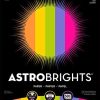 Astrobrights Color Paper, 8.5" x 11", 24 lb/89 gsm,"Joy" 5-Color Assortment, 500 Sheets (91414)