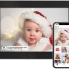 Digital Photo Frame - Hyjoy WiFi Digital Picture Frame 8 Inch with IPS HD Touch Screen, Auto-Rotate Function, 8GB Storage Easy Setup to Share Photos or Videos Anywhere via AiMOR App(Black)