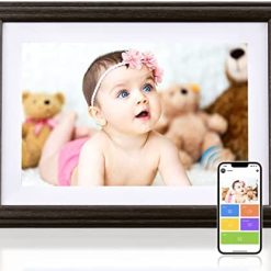Digital Picture Frame - 10.1 Inch WiFi Digital Photo Frame IPS Touch Screen HD Display, Smart Cloud Photo Frame Share Videos and Photos Instantly by Email or App, 16GB Storage, Auto-Rotate