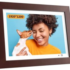 Digital Picture Frame 10.1 Inch, WiFi Smart 1920 * 1200 FHD Touch Screen Display, Instant Share Photos and Videos via App, Email, Motion Sensor, 16GB Storage, Portrait and Landscape