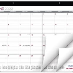 Global Printed Products Professional Desk Calendar 2023: Large Monthly Pages - 22"x17" - Runs Through December 2023 (Pack of 1)