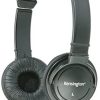 Kensington Hi-Fi On-Ear Headphones with 9-Foot Cord (K33137),Black