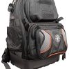 Klein Tools 55485 Tool Bag Backpack, Durable Electrician Backpack with 48 Pockets for Hand Tools, Waterproof Bottom, Removable Tool Carrier