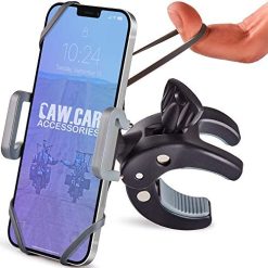 Metal Bike & Motorcycle Phone Mount - The Only Unbreakable Handlebar Holder for iPhone, Samsung or Any Other Smartphone. +100 to Safeness & Comfort
