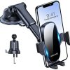 Miracase 4-in-1 Cell Phone Holder for Car, Universal Car Phone Holder Mount for Dashboard Air Vent Windshield Compatible with iPhone 13 Series/iPhone 12 Series/11/XR/Samsung and All Phones