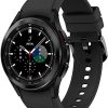 Samsung Electronics Galaxy Watch 4 Classic 42mm Smartwatch with ECG Monitor Tracker for Health Fitness Running Sleep Cycles GPS Fall Detection Bluetooth US Version, Black