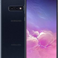 Samsung Galaxy S10e (128GB, 6GB) 5.8" AMOLED, Snapdragon 855, 4G LTE (GSM + CDMA) Unlocked (T-Mobile, AT&T, Verizon, GoogleFi) G970U (w/ Fast Car Charger , Black) (Renewed)