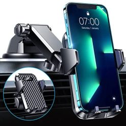 VANMASS Universal Car Phone Mount,【Patent & Safety Certs】 Upgraded Handsfree Stand, Phone Holder for Car Dashboard Windshield Vent, Compatible iPhone 13 12 11 Pro Max Xs XR X 8, Galaxy s20 Note 10 9