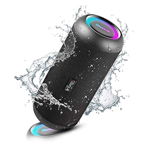 RIENOK Portable Bluetooth Speaker 30W True Wireless Stereo HD Sound IP67 Waterproof Outdoor Sport Speakers Bluetooth 5.0 for Home Party