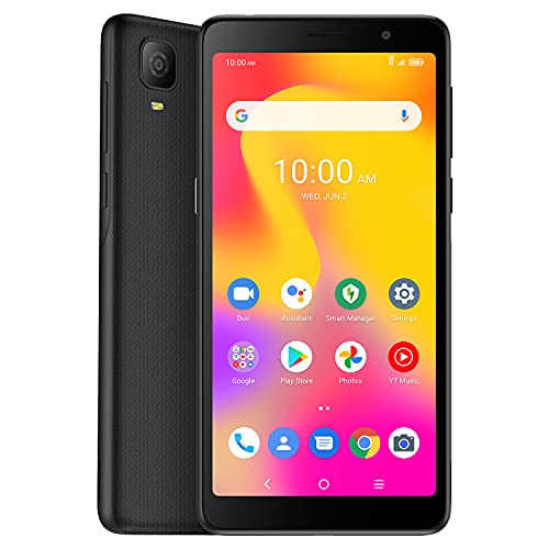 TCL A30 Unlocked Smartphone with 5.5" HD+ Display, 8MP Rear Camera, 32GB+3GB RAM, 3000mAh Battery, Android 11, Prime Black
