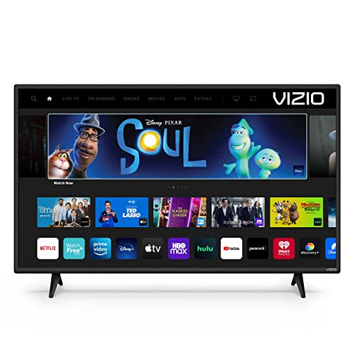 VIZIO 32-inch D-Series Full HD 1080p Smart TV with Apple AirPlay and Chromecast Built-in, Screen Mirroring for Second Screens, & 150+ Free Streaming Channels, D32f-J04, 2021 Model