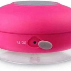 Pink Suction Cup Mini Portable Speaker