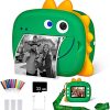 WQ Camera for Kids, Instant Print Camera with 32GB Memory Card, Selfie Video Camera for Kid with Dual Lens, Print Paper, Color Pens Set, Rechargeable Digital Camera for Kids 3 4 5 6 7 8 Years Old