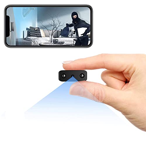 Mini Spy Camera WiFi, Smallest Hidden Cameras for Home Security Surveillance with Video Small Portable Nanny Cam with Phone App, Motion Detection, Night Vision for Indoor