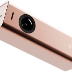 Lumina AI Webcam – 4K HD Video Calling and Streaming, Dual Stereo Mics, USB Wide Angle Computer Camera for PC/Mac/Laptop/MacBook, Works with Zoom, Meets, Skype, Teams (Rose Gold)