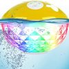 Portable Bluetooth Speakers with Colorful Lights Show,IPX7 Waterproof Shower Speaker,Built-in Mic Crystal Clear Stereo Sound Floating Wireless Speaker 50ft Range for Outdoor Travel Home Party Pool.