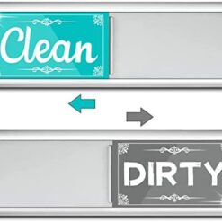 Dirty Clean Dishwasher Magnet,Dishwasher Magnet Clean Dirty Sign Magnet for Dishwasher Dish Bin That Says Clean or Dirty Dish Washer Refrigerator for Kitchen Organization and Storage Necessities