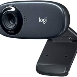 Logitech C310 HD Webcam, HD 720p/30fps, Widescreen HD Video Calling, HD Light Correction, Noise-Reducing Mic, For Skype, FaceTime, Hangouts, WebEx, PC/Mac/Laptop/Macbook/Tablet - Black