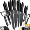 Home Hero Kitchen Knife Set - 20 piece Chef Knife Set with Stainless Steel Knives Set for Kitchen with Accessories