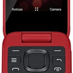 Nokia 2780 Flip | Unlocked | Verizon, AT&T, T-Mobile | WiFi Hotspot | Social Apps | Google Maps and Assistant | Red