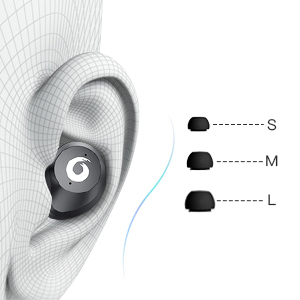 Earbuds in multiple sizes