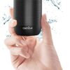 comiso Portable Bluetooth Speaker, Waterproof Small Wireless Shower Speaker, 360 HD Loud Sound, Stereo Pairing, 12H Playtime, Mini Pocket Size Built in Mic Support TF Card for Travel Outdoors (Black)