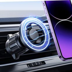 LISEN Compatible for MagSafe Car Mount [16 Strong Magnets] Magnetic Phone Holder for Car, Hands Free iPhone Car Holder Mount Vent Phone Mount for Car Fit for iPhone 14 13 12 Pro Max Plus Mini