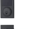 Amazon Basics Grade 3 Electronic Touchscreen Deadbolt Door Lock with Passage Lever - Matte Black
