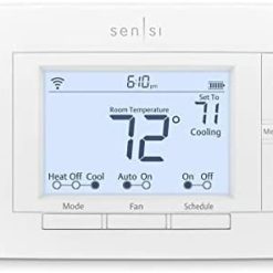 Emerson Sensi Wi-Fi Smart Thermostat for Smart Home, DIY, Works With Alexa, Energy Star Certified, ST55