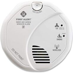 First Alert Z-Wave Smoke Detector & Carbon Monoxide Alarm, Works with Ring Alarm Base Station, 2nd Generation