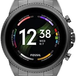 Fossil Gen 6 44mm Touchscreen Smartwatch with Alexa Built-In, Heart Rate, Blood Oxygen, Activity Tracking, GPS, Speaker, Smartphone Notifications