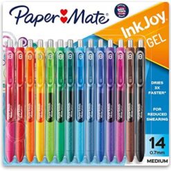 Paper Mate Gel Pens InkJoy Pens, Medium Point, Assorted, 14 Count
