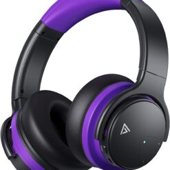 PurelySound E7 Active Noise Cancelling Headphones, Wireless Over Ear Bluetooth Headphones, 20H Playtime, Rich Deep E7 ANC Headphones E7 ANC Headphones