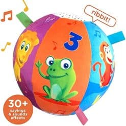 Talkin' Sports, Baby Ball with Music and Sound FX, Baby Toy for 6 to 12 Months, 1 Year Old Gifts