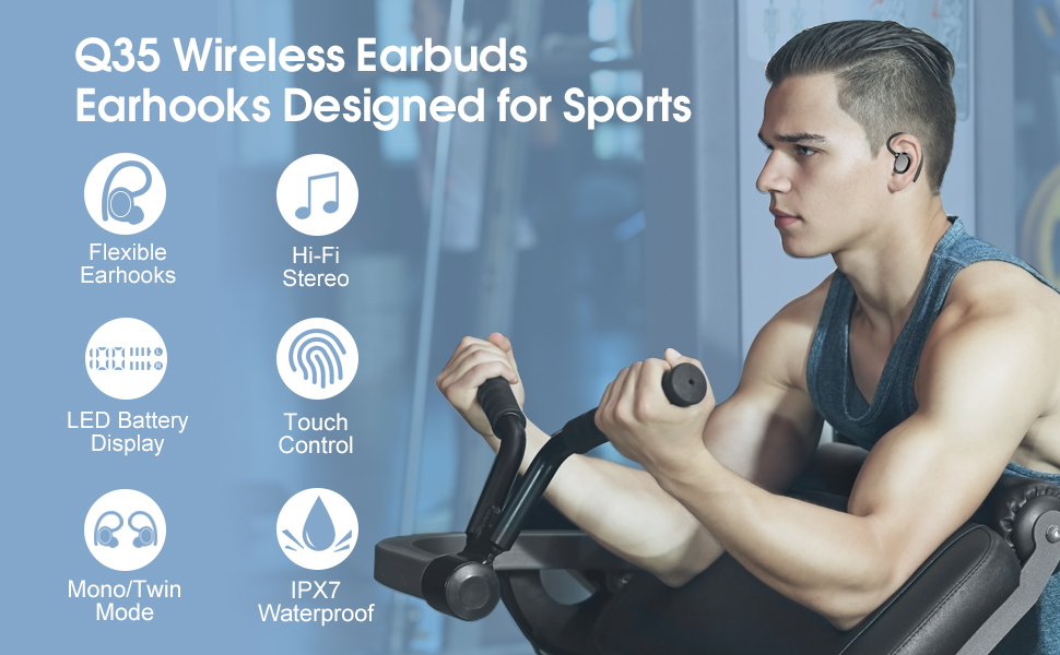 wireless earbuds bluetooth headphones wireless earbuds bluetooth earphones running headphones