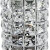 Wrought Iron Crystal Wax Melt Warmer Electric Oil Burner Wax Melt for Home, Kitchen, Living Room, Bedroom, SPA(Silver)