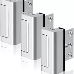 GreaTalent 3PACK Home Security Door Reinforcement Lock Childproof, Add High Security to Home Prevent Unauthorized Entry, Aluminum Construction Finish