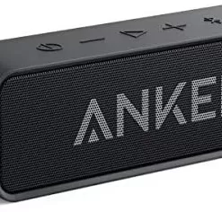Anker Bluetooth Speakers, Soundcore Bluetooth Speaker with Loud Stereo Sound, 24-Hour Playtime, 66 ft Bluetooth Range, Built-in Mic. Perfect Portable Wireless Speaker for iPhone, Samsung (Renewed)