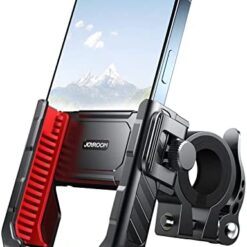 JOYROOM Motorcycle Bike Phone Mount Holder: Bicycle Handlebar Cell Phone Mount - Stroller Scooter Phone Clip for iPhone Samsung Galaxy 4.7''-7'' Smartphone - Mountain Dirt Bike Motorcycle Accessories