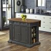 Americana Gray Kitchen Island with Drop Leaf by Home Styles