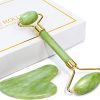 huefull Jade Roller for Face and Gua Sha Facial Tools to Reduce Puffiness and Improve Wrinkles, Face Roller Skin Care of Jade Roller and Gua Sha Set Designed