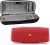 JBL Charge 4 Waterproof Wireless Bluetooth Speaker Bundle with Portable Hard Case – Red