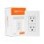 Amazon Basics Smart In-Wall Outlet with 2 Individually Controlled Outlets, Tamper Resistant, 2.4 GHz Wi-Fi, Works with Alexa Only