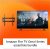 Amazon Fire TV 55" Omni Series 4K UHD smart TV bundle with Universal Tilting Wall Mount and Red Remote Cover