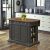 Americana Gray Kitchen Island with Drop Leaf by Home Styles