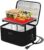 Aotto Portable Oven Personal Food Warmer – 110V Portable Mini Microwave Electric Heated Lunch Box for Work, Cooking and Reheating Meals in Office, Potlucks, Travel Hotel, Home Kitchen (Black)